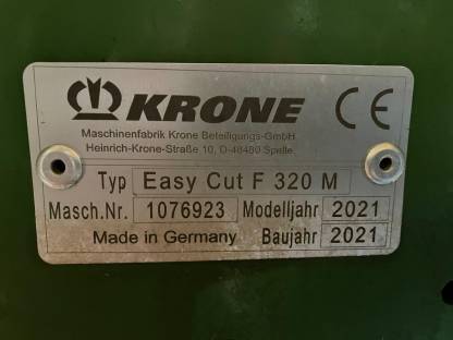 Bild 6:Frontmähwerk Krone EasyCut F320M