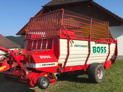Pöttinger Boss 1 Tieflader, Ladewagen