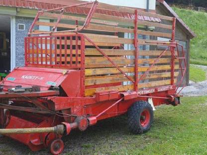 Bild 3:Pöttinger Kadett K Ladewagen inkl. Gelenkwelle