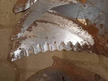 Bild 3:13 gebrauchte Rolland-Messer Claas