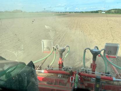 Bild 4:Sojabohnen Lohnanbau/Lohnaussaat