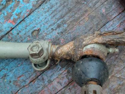 Bild 4:Lenkstange Spurstange Deutz Traktor