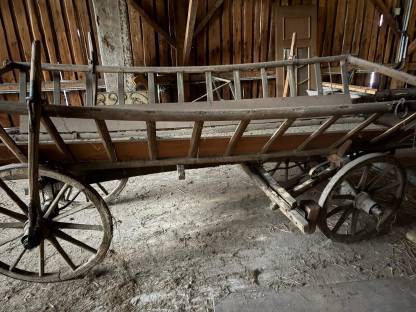 Bild 3:Holzwaagen, Heuwaagen