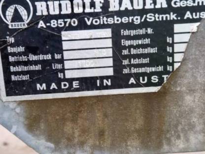 Gülle/Vakuumfass Bauer 1.700 l