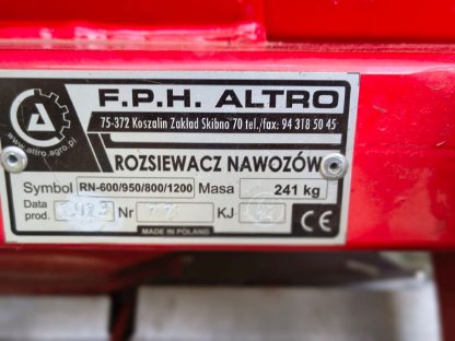 Bild 5:Düngerstreuer Altro