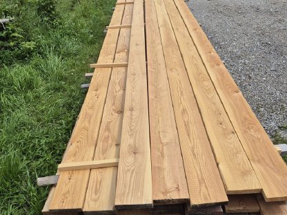 Bild 5:Lärchenbretter