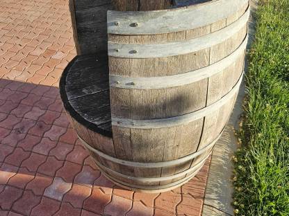 Bild 3:Deko Holzfass