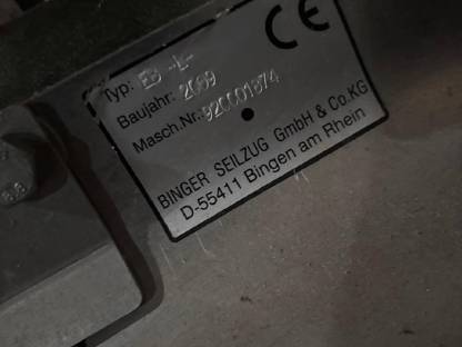 Bild 5:Laubsauger Binger EB490 doppelseitig + Hydraulikaggregat