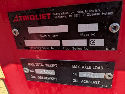 Bild 4:Trioliet UKW 5000 Futterverteiler