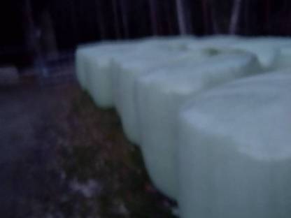 Bild 2:Siloballen, Heuballen