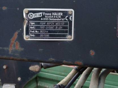 Bild 3:Hauer POM 80P2K