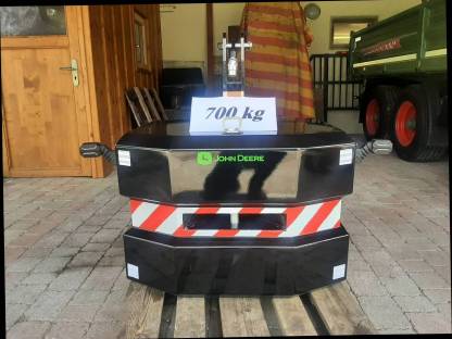 Front-, Heckgewicht 700 kg schwarz mit LED für John Deere