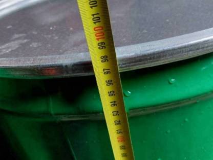 Bild 4:Fass Eisenfass Stahlfass 200 l, mit Deckel u. Ring, sauber