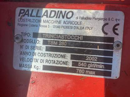 Bild 5:Palladino Heckmulcher