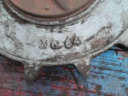 Bild 4:Kettenantriebsrad Claas Mähdrescher