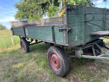 Anhänger Zweiachser Gummiwagen kein Kipper