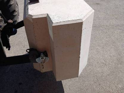 Frontgewicht und Heckgewicht 1.250 kg
