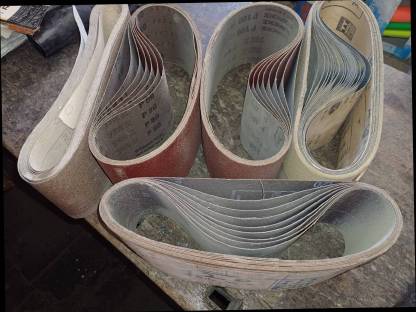 Bild 3:Schleifpapier verschiedene Tischlereimaschinen