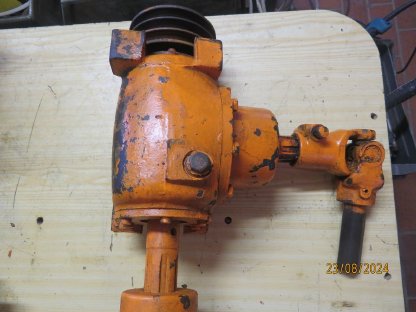 Bild 3:Winkelgetriebe für Zapfwelle