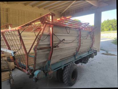 Bild 3:Steyr Hamster 802 V Ladewagen