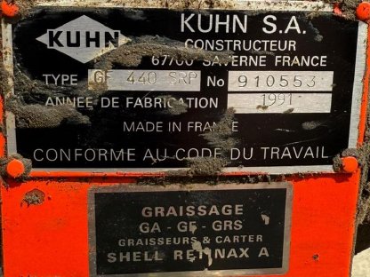Bild 5:Kreiselheuer Kuhn GF440SRB
