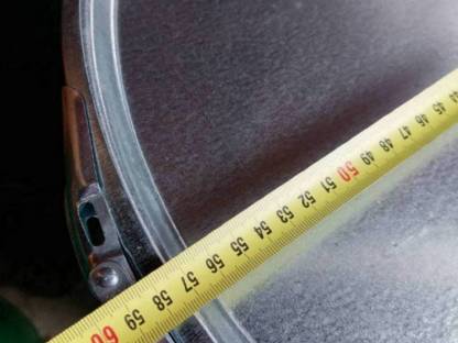 Bild 3:Fass Eisenfass Stahlfass 200 l, mit Deckel u. Ring, sauber