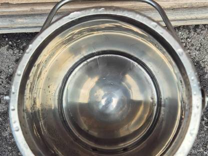 Bild 2:Melkeimer Alfa Laval Edelstahl