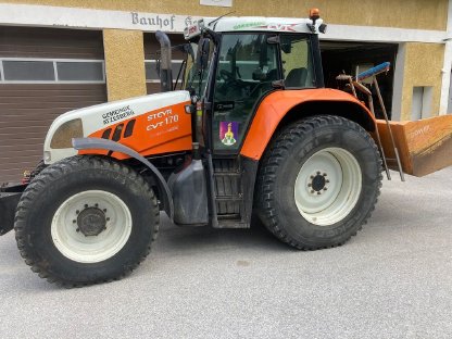 Bild 6:Steyr CVT 170 inkl. Göweil Hecklade GHK 2500