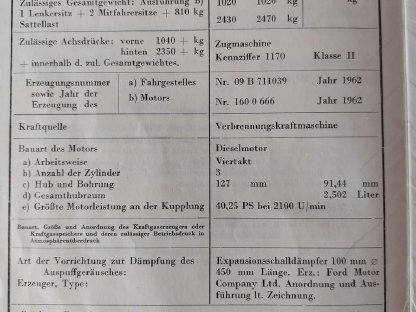 Bild 8:Fordson Super Dexta, Frontlader, ohne Heckstapler