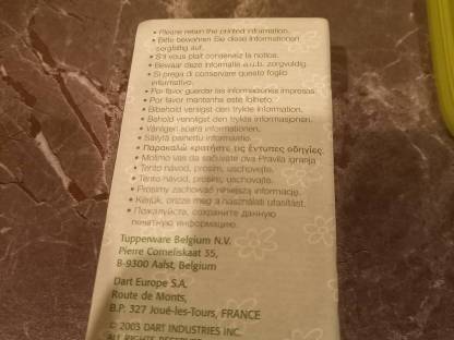 Bild 3:Tupperware Brotdose Tiwi