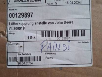 Bild 3:Viscokupplung/Lüfterkupplung für John Deere, AL200918