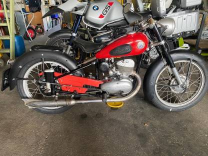 Bild 6:Oldtimer Motorrad Hercules 313 Bj. 1955