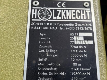Bild 2:Holzknecht HS 77