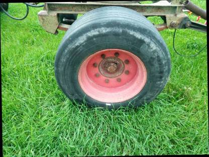 Bild 6:Rungenwagen, Holzanhänger, Langholz Anhänger