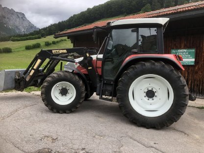 Bild 4:Steyr 9090M Traktor Ackerschlepper Frontlader Forstschlepper