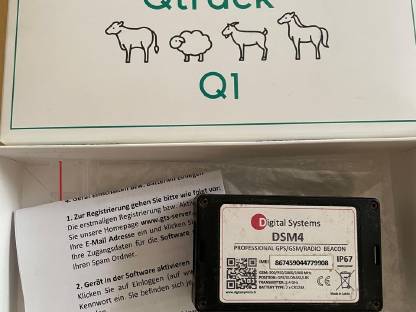 GPS-Gerät für Schafe Qtrack Q1