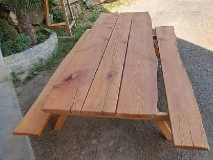 Bild 5:Picknicktisch, Gartenbank