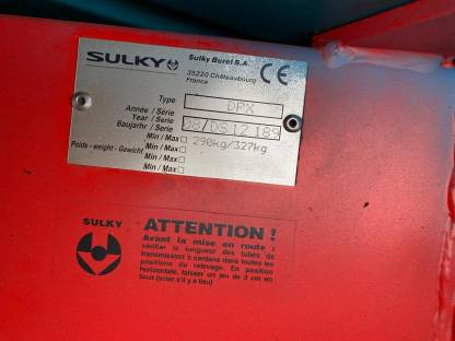 Bild 2:Sulky Düngerstreuer DPX 70