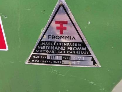 Bild 5:Langlochbohrmaschine Frommia 271