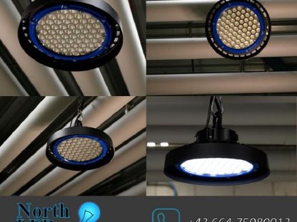 200W LED Flackerfrei Stallbeleuchtung, Hallenscheinwerfer
