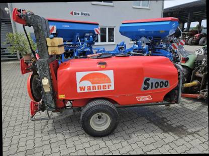 Wanner 1.000 l Nachläufer Sprühgerät Weinbau Obstbau