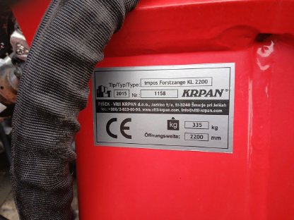 Bild 3:Verkaufe Krpan Rückezange KL 2200