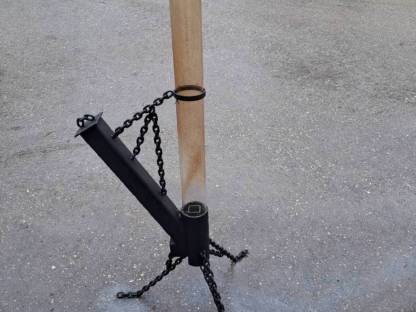 Bild 5:Pelletsfackel - Raketenofen