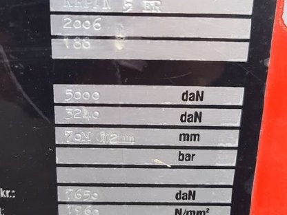 Bild 6:Seilwinde Krpan 5 Tonnen Bj.2006