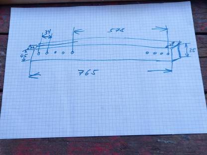 Bild 3:Kurbelstangen Holz Mähbalken