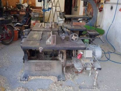Bild 8:Hobelmaschine und Bandsäge