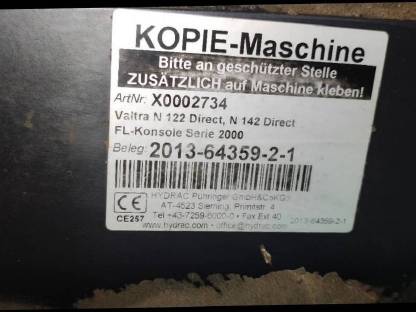 Bild 6:Hydrac Konsole Valtra N142/N122