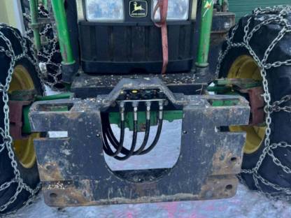 Schneepflugplatte John Deere 6000