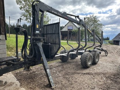 Palms H101 Forstanhänger mit Kran K680