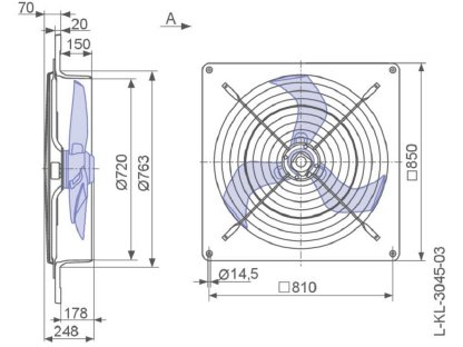Bild 2:Ventilator FF071-6DQ Ziehl-Abegg